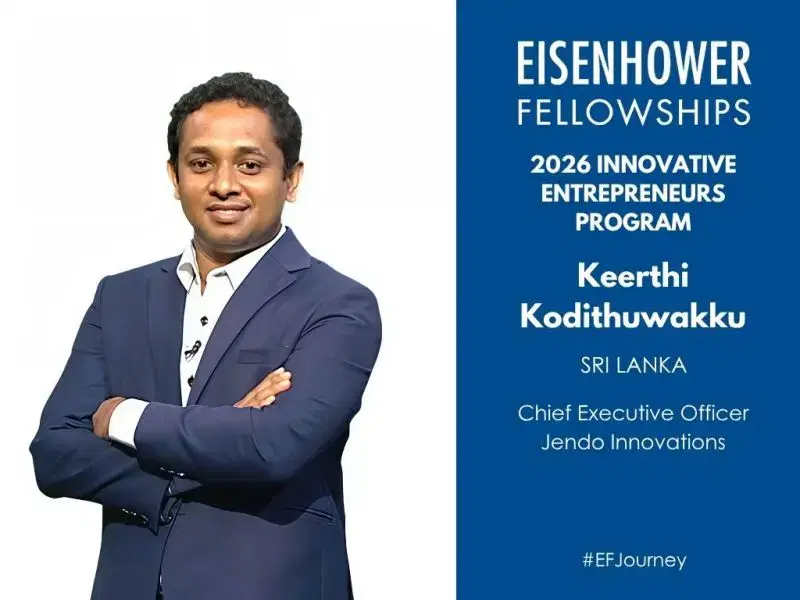 Neo Ventures Congratulates Mr. Keerthi Kodithuwakku on 2026 Eisenhower Fellowship